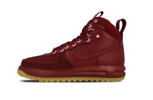 Lunar Force 1 DuckBoot in Team Red and Gum Size_ 40-47-a372ee99